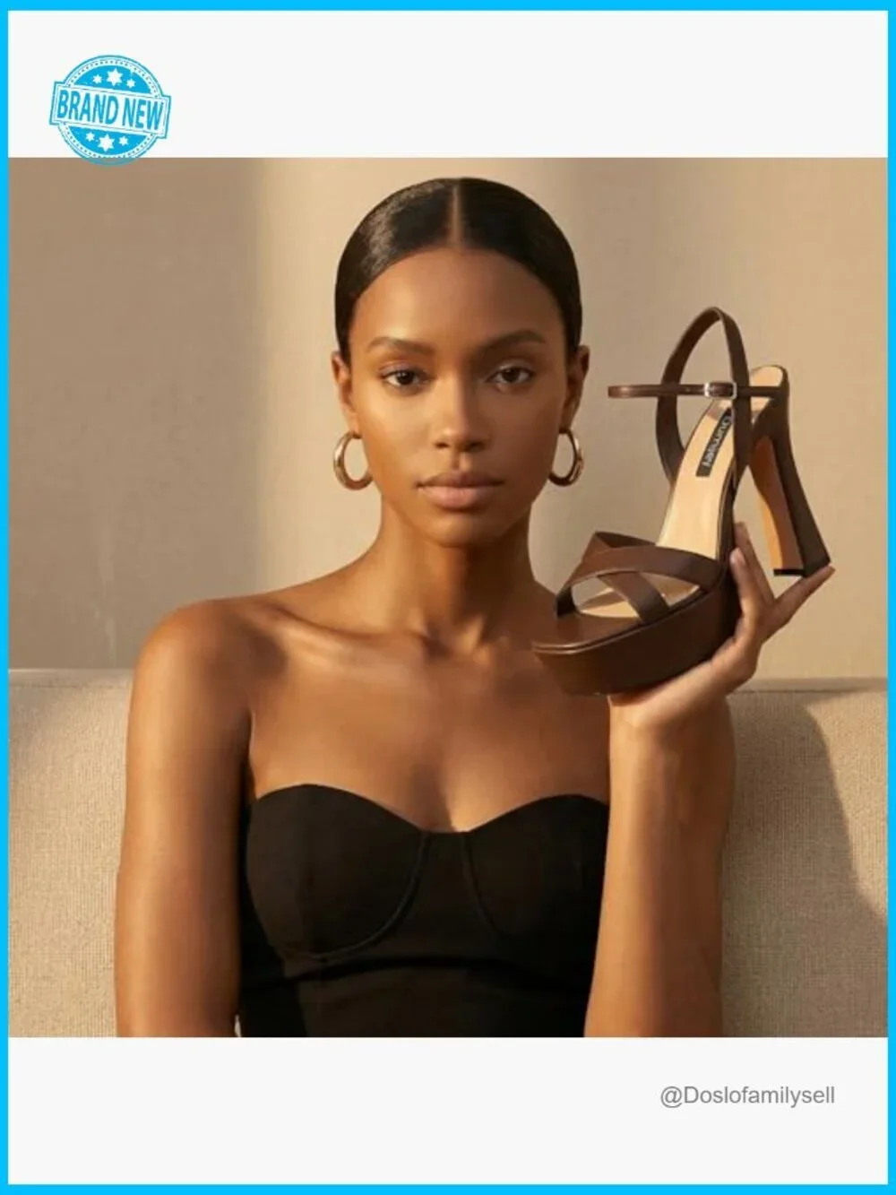Chunky Platform Heeled Sandals Open Toe Ankle Strap Dress Shoes Wedding Work